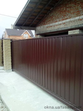 Ворота откатные, сдвижные ворота, раздвежные ворота автоматические