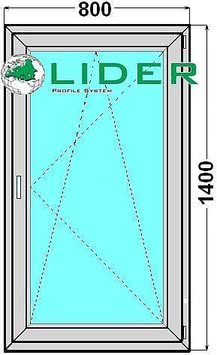 Окно одностворчатое
