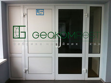 Офисные перегородки заполнение стекло и сэндвич.