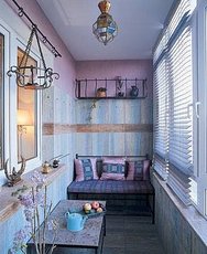 Балкон под ключ двукамерный.