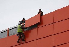 Монтаж вентилируемых и светопрозрачных фасадов