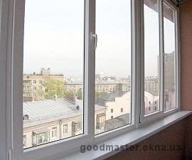 Окна на балкон VEKA Харьков стандартного размера от компании Good Master