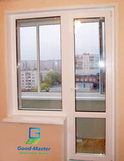 Оконный блок с монтажом для стандартного дома от компании Good Master.