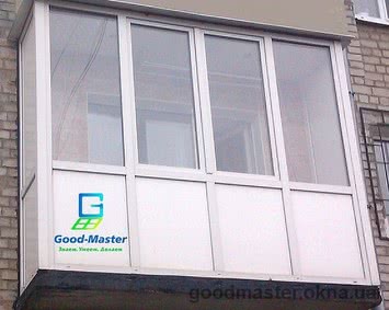 Теплий балкон в п'ятиповерхівку Сталинку від компанії Good Master