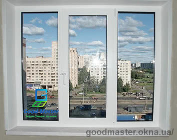 Окно для зала в пятиэтажный Хрущёвский дом от компании Good Master