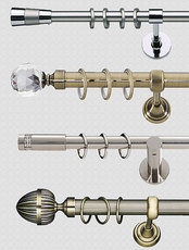 Карнизы для штор декоративные трубчатые