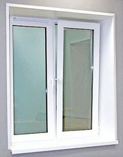 Окно REHAU в кухню размер 1300 x 1400 от компании Good Master