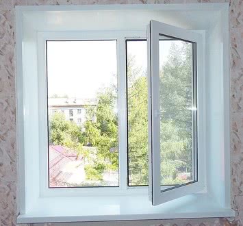 Вікно REHAU c 2х камерним склопакетом для кухні від компанії Good Master