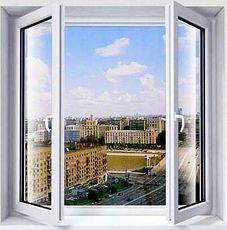 Окно 2х створчатое распашное aluplast, фурнитура Roto от компании Good Master