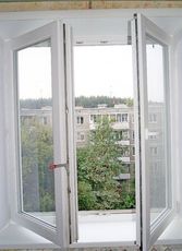 Окно 2х створчатое, немецкая фурнитура Roto, для комнаты, кухни от компании Good Master