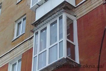 Балконное остекление по типу 