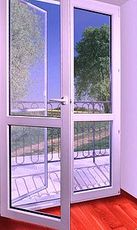 Выход на балкон с монтажом от компании Good Master