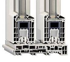 Системы оконно-дверные стандартные и раздвижные из ПВХ.
