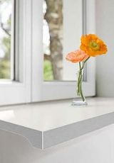 Подоконники Expert и Möller из ПВХ (Polywood) и Werzalit Exclusiv из древесной стружки.