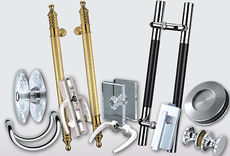 Дверные ручки и комплектующие для алюминиевых, ПВХ и стеклянных дверей