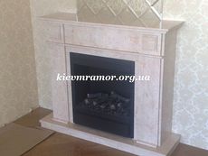 Классические каминные порталы из мрамора.