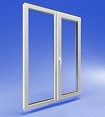 Окно Rehau Euro-Design 70 1300х1400 с энергосберегающим стеклопакетом класс А1