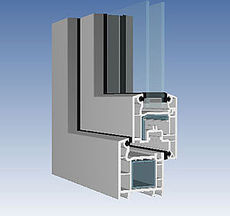 Окно VEKA EuroLine 1300*1400, фурнитура MACO, энергосберегающий стеклопакет 24 мм