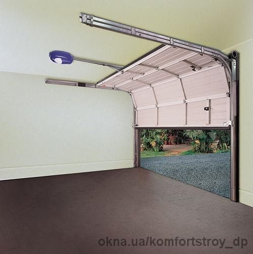 Гаражные секционные ворота подъемного типа. Гаражные секционные ворота подъемного типа.