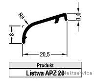 Профіль захисту стулки Aluron APZ 20