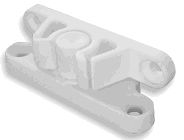 Защелка для профиля 17х25