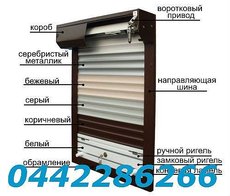 Переделка управления ролетой, модернизация защитных ролет, Ремонт наружных ролет