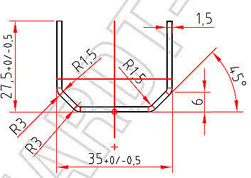 Армування ALUPLAST 229023 X 1.5 mm