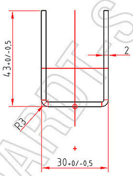 ALUPLAST 229005 x 2.0 mm