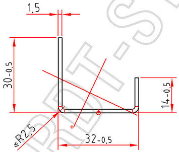 ALUPLAST 239019 X 1.5 mm