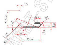 ALUPLAST 229027 x 2.0 mm