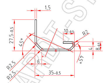 ALUPLAST 229027 x 2.0 mm