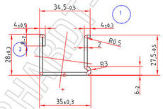 Армирующий профиль REHAU 244526