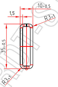 KBE 218 x 1.5 mm