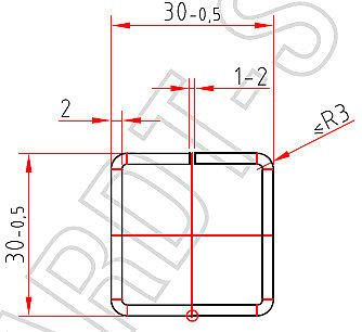 KBE 634 x 2.0 mm