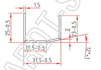 KBE 207 x 1.5 mm