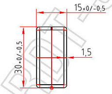 Армирование KBE 606 x 1,5 mm