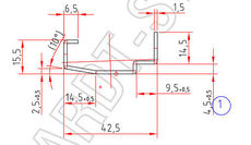 Усилитель KBE 617 x 1.5 mm