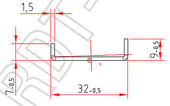 Армирование KBE 639 x 1.5 mm