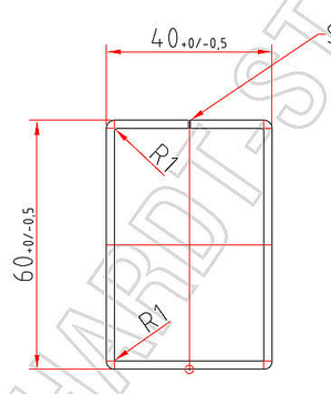 KBE S 604020 x 2.0 mm