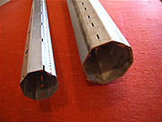 Вал стальной, восьмиугольный оцинк.