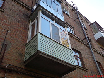 Наварка и обшивка балконов.
