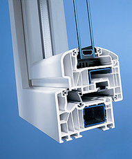 Окно Schuco Corona Si 82 "Classic" (Германия) на фурнитуре Schuco Vario Tec (Германия)