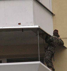 Установка козырька