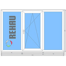 Окно Rehau 2100*1400