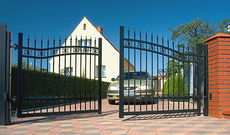 Брами розпашні автоматичні / Ворота распашные автоматические