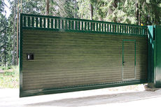 Ворота відсувні (відкатні) промислові та побутові / Ворота откатные бытовые и промышленные