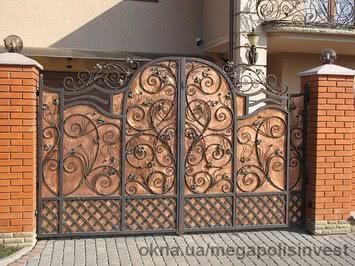 Кованые ворота Винница