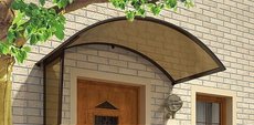 Козырьки для входных дверей.