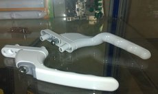 Двухсторонняя узкая ручка для балконной двери