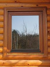 окно деревянное (евробрус)
